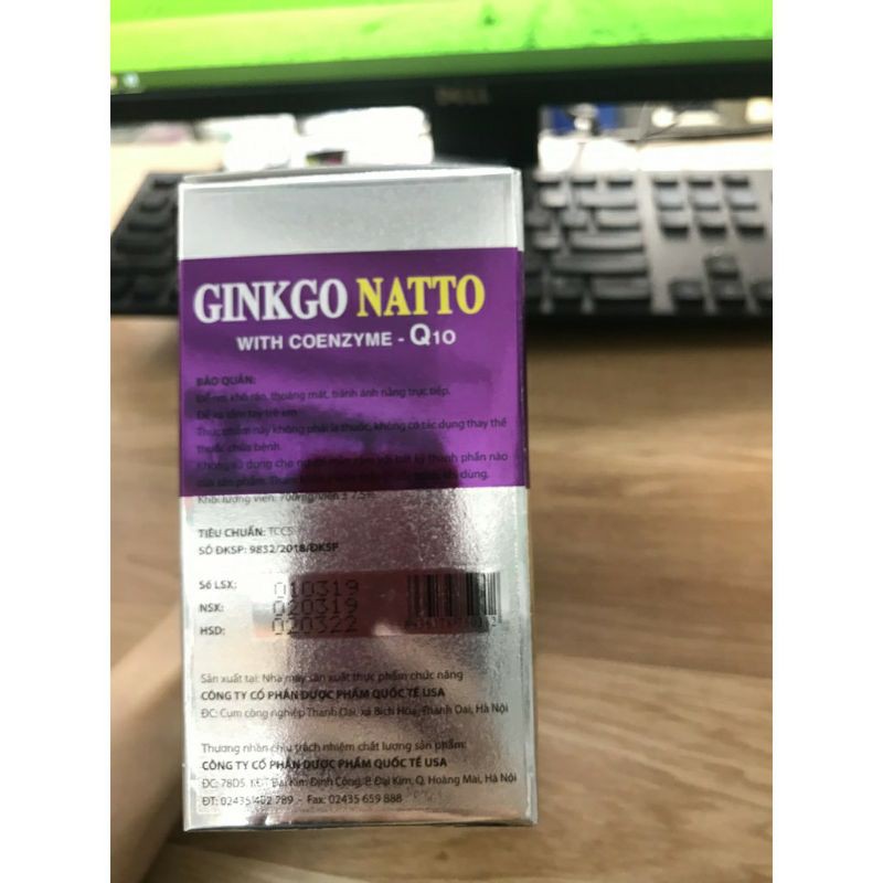 Hoạt huyết Gingko Natto