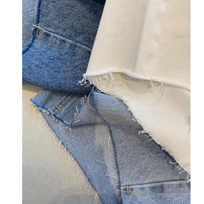 Quần lửng ngố jean lai tua phong cách Ullzang ADO JEANS