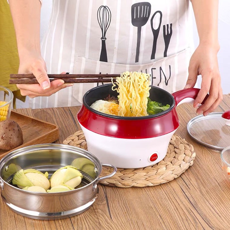 JIASHI Nồi hấp điện, nồi điện, chảo điện, chảo chiên chảo điện đa năng