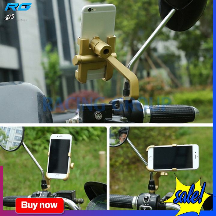 Giá Đỡ Gắn Xe Máy Kim Loại | Kẹp Điện Thoại Xe Máy Kim Loại C2 | BigBuy360 - bigbuy360.vn