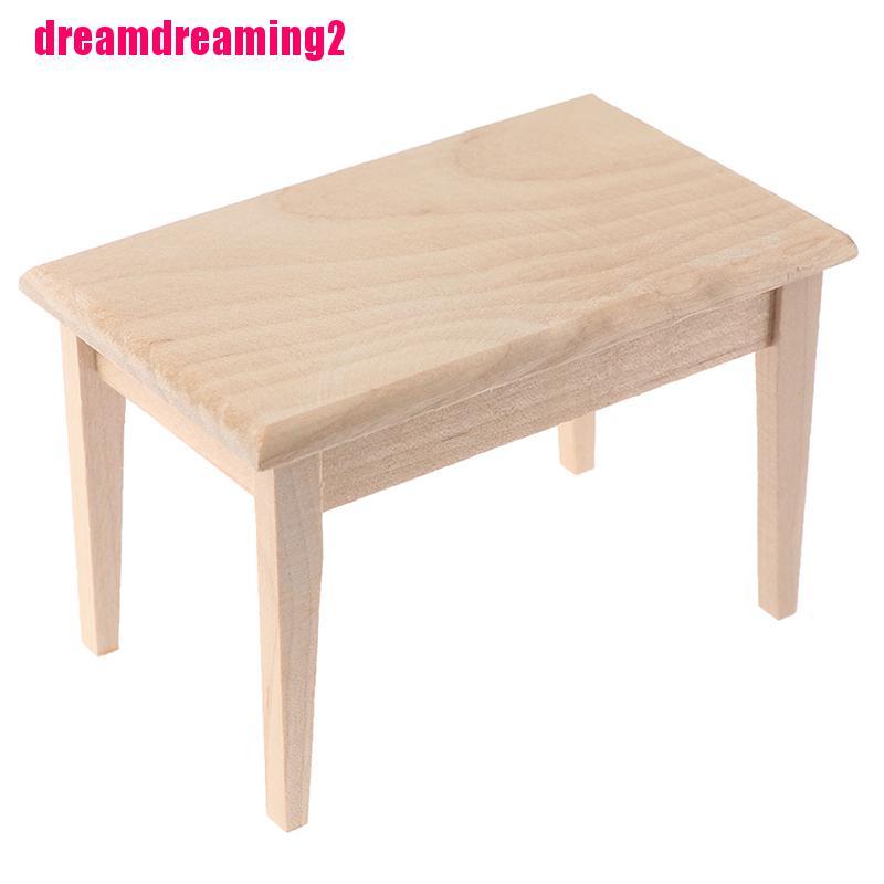 Mô Hình Ghế Gỗ Múa Ba Lê Hình Chữ Nhật Tỉ Lệ 1 / 12