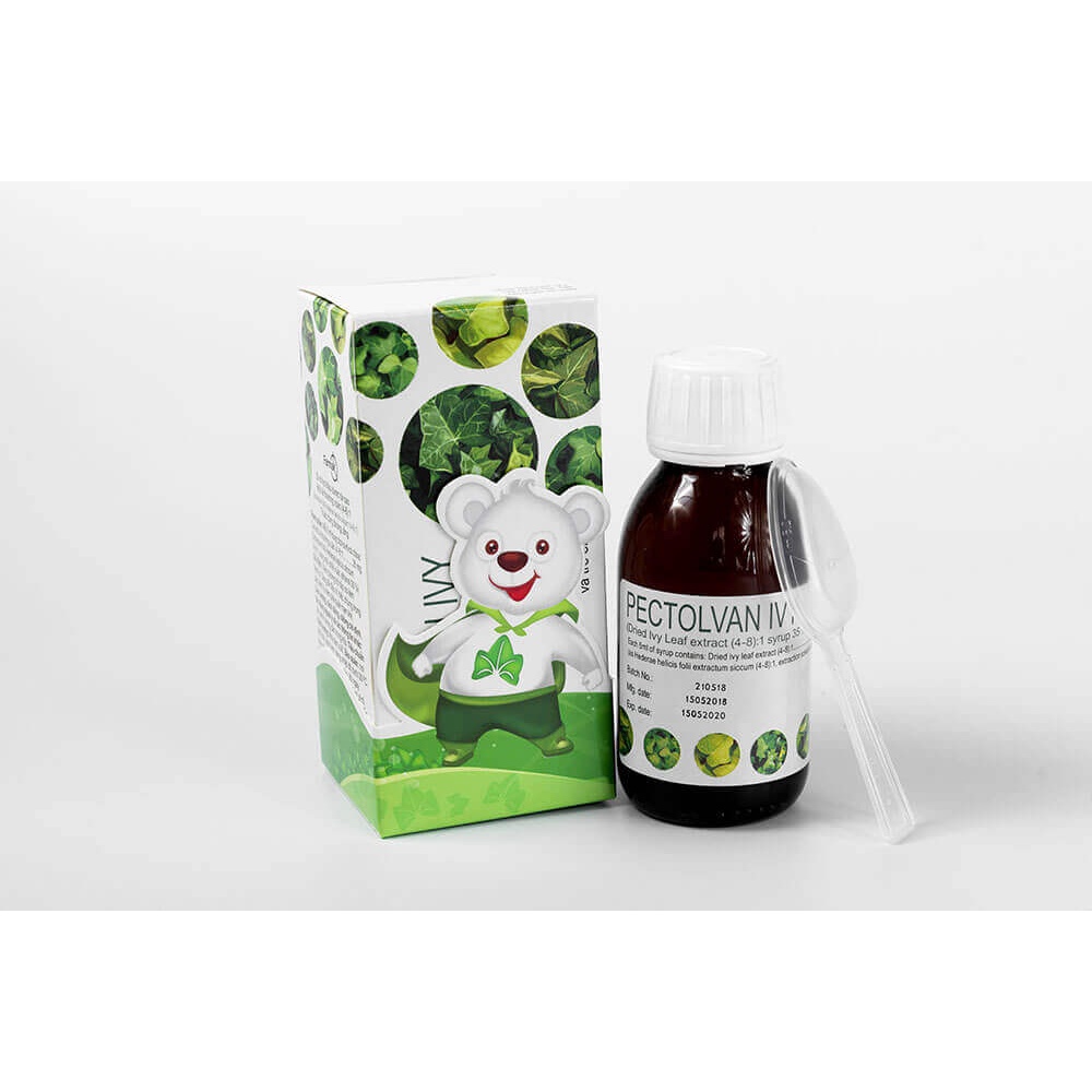 Siro Ho Con Gấu từ lá Thường Xuân, Sản Phẩm Nhập Khẩu Châu Âu- PECTOLVAN IVY 100ml