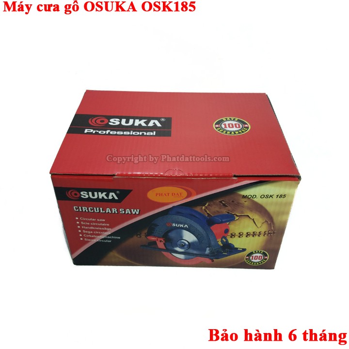 Máy Cưa Xẻ Gỗ,Cốp Pha Cầm Tay OSUKA 1200W-Máy Cưa Đĩa Công Suất Lớn-Hàng Chính Hãng-Tặng kèm lưỡi cưa gỗ D185