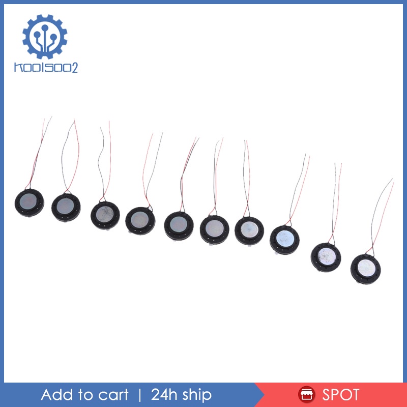 Set 10 Loa Âm Thanh Koolsoo2 20x20mm 1W 8ohm Chất Lượng Cao