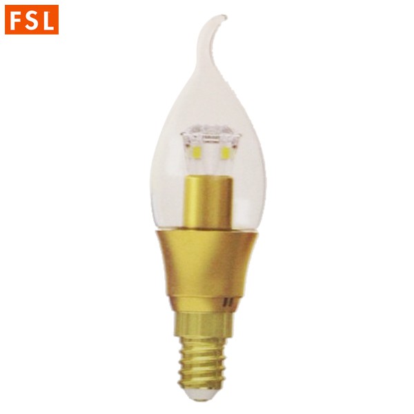 Bóng đèn led bóng đèn nến E14 BT35 3W FSL ánh sáng vàng dùng cho trang trí/hàng chính hãng
