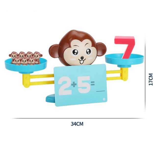 [Cân khỉ] Đồ chơi toán học thông minh cho bé học giỏi toán