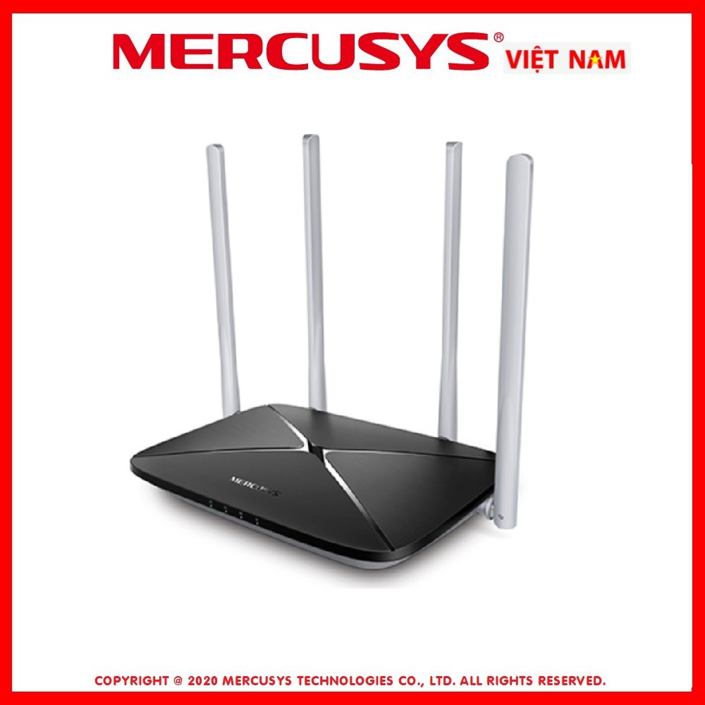Bộ phát Router Wi-Fi Băng Tần Kép AC1200 Mercusys AC12 | BigBuy360 - bigbuy360.vn