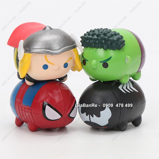 MÔ HÌNH NHÂN VẬT - BỘ 8 CON TSUM TSUM - AVENGER - 7962