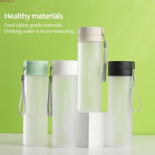 Outdoor Large-Water Capacity Sports Translucent Plastic Tea Cups Portable Wire Plastic Cups