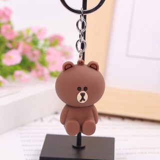 Móc khóa gấu nâu cute
