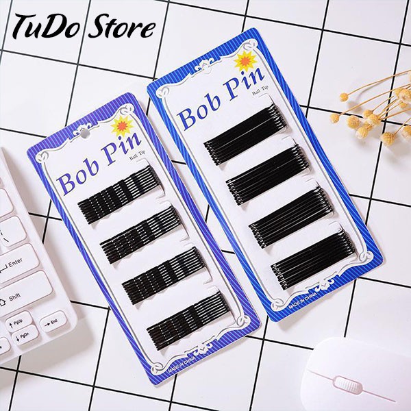 Vỉ kẹp tăm Bob pin, Ghim Tăm Kẹp Tóc tiện lợi cho nữ P02