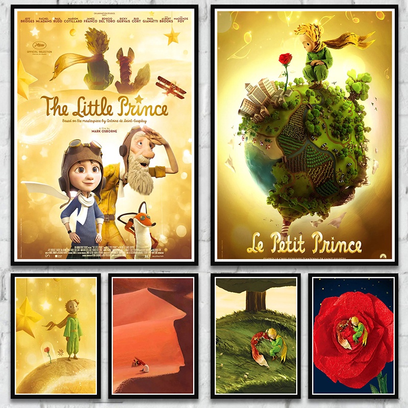 Poster Phim Le Petit Prince Trang Trí Phòng Khách / Quán Bar Chất Lượng Cao MS: 324