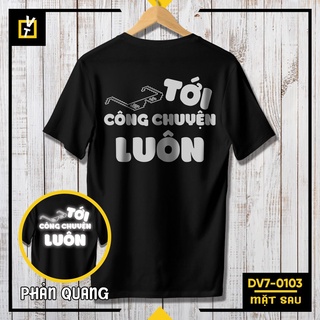 Áo thun phản quang bạc Tới công chuyện