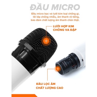 Bộ 2 micro COK ST-122 hát karaoke cực đã