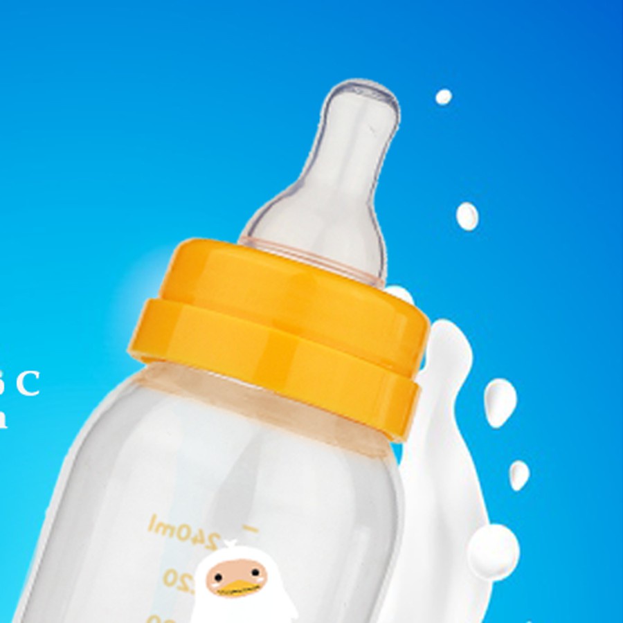 Bình Sữa Agi 140ml Bình Sữa Cổ Hẹp Agi Nhựa PP Mẫu Mới