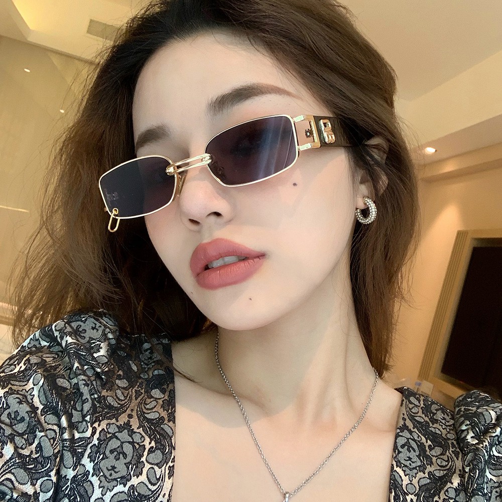 Kính mát nam nữ Cao Cấp thời trang , Kính râm giáng vuông Unisex Nam Nữ 002