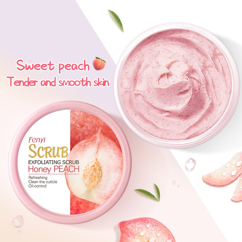 Fenyi Peach Body Scrub Deep Cleansing 100g