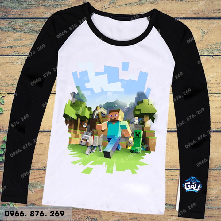 Áo MINECRAFT theo yêu cầu cực chất | BigBuy360 - bigbuy360.vn