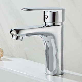 Vòi Lavabo Nóng Lạnh Đồng thau mạ Crome bóng
