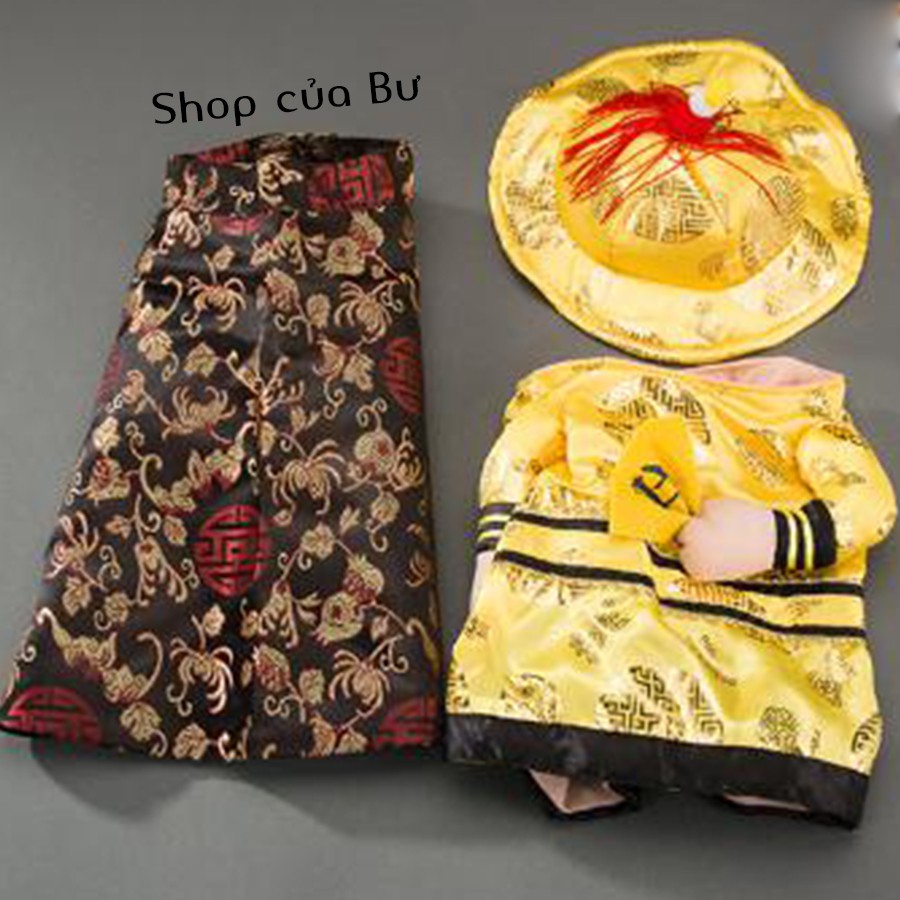 Quần áo cosplay cho thú cưng bộ Hoàng Thượng bộ Hoàng Châu cách cách bộ Cao Bồi Miền Tây bộ Cảnh Sát thời vụ