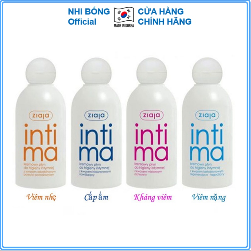 Dung dịch vệ sinh phụ nữ Intima Ziaja 200ml Ba Lan