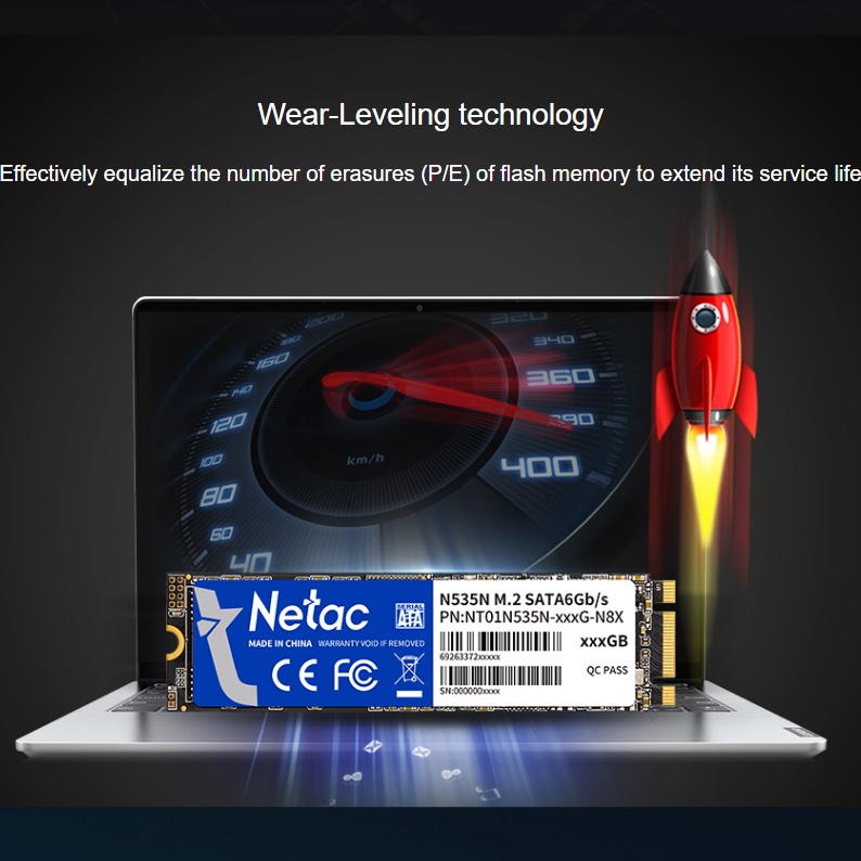 Ổ cứng SSD M2 SATA 128GB 256GB Netac N535N | M.2 2280 120Gb 240Gb 512GB