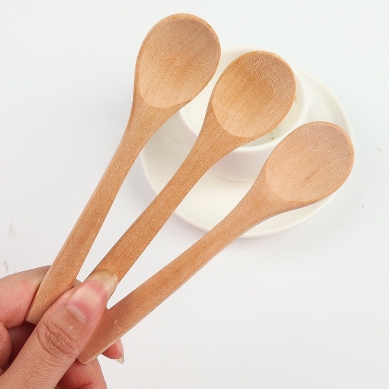 Muỗng gỗ múc gia vị cà phê dễ thương cho bé