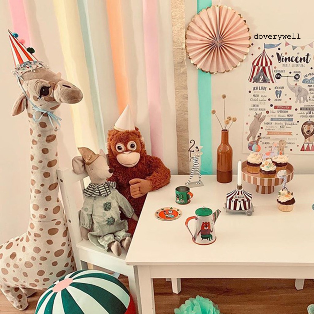 Thú Nhồi Bông Hình Hươu Cao Cổ Hoạt Hình Cho Bé