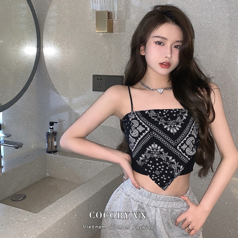 Cocory vn Áo Dệt Kim Nữ Trễ Vai Gợi Cảm