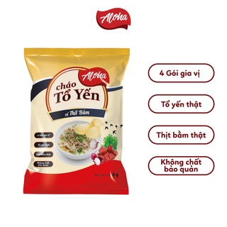 Cháo Tổ Yến Thịt Bằm Aloha - Ăn liền - Gói 50gr