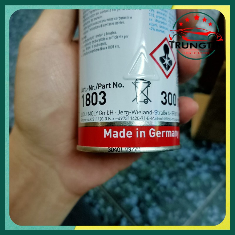 Dung Dịch phụ gia  Xúc kim phun xăng LiQui Moly  vệ sinh kim phun buồng đốt cho xe hơi xe ô tô xe máy.