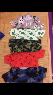 5 bộ carter cho bé 5-7kg