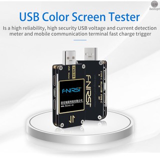 B&O FNB38 Current and Voltage Meter USB Tester QC4+PD3.0 2.0 PPS Fast Charging Protocol Capacity Test