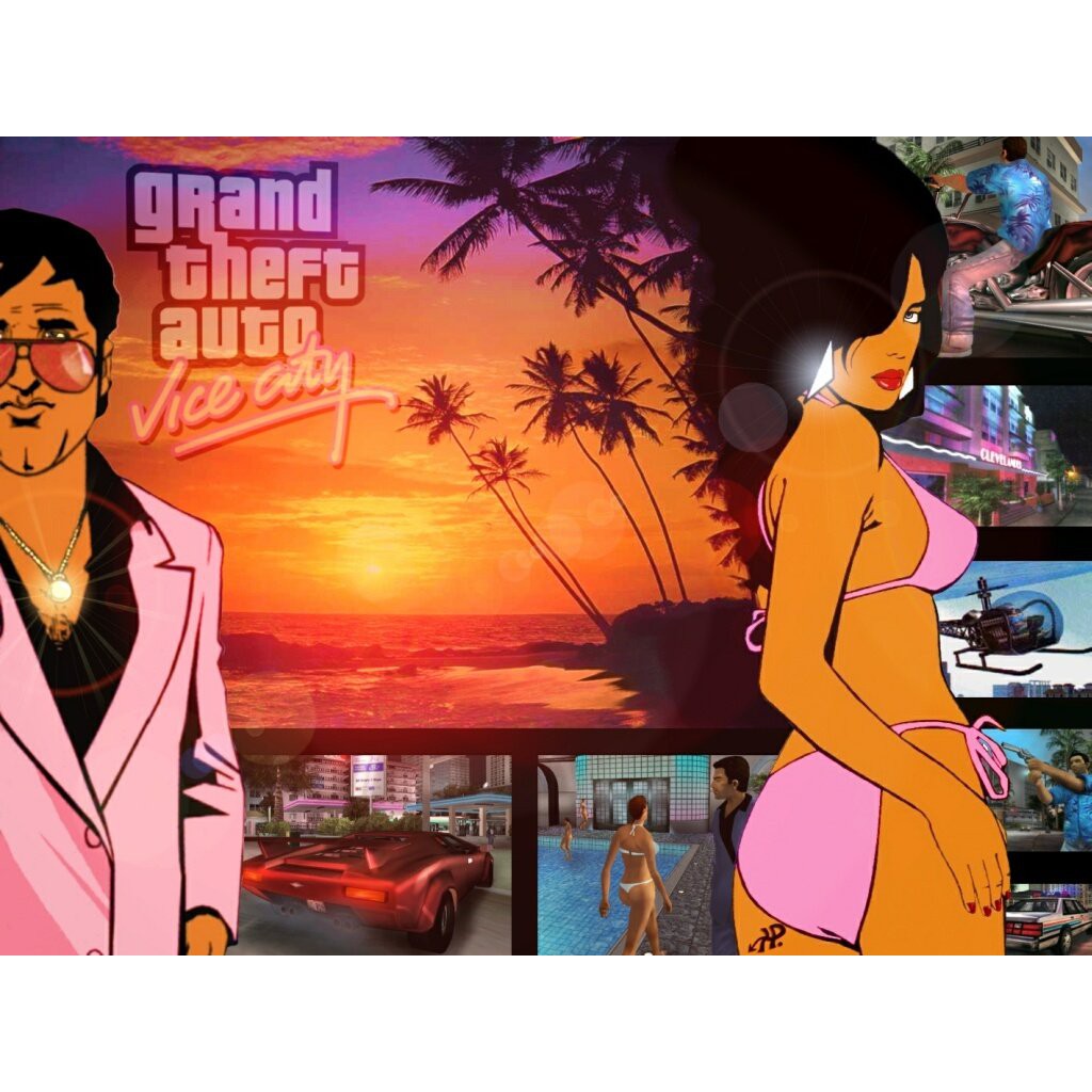 Đĩa Dvd Ps2 Gta Tự Động Vice City