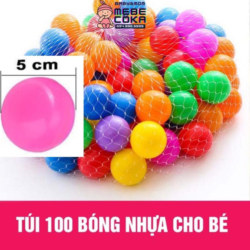 Bóng nhựa loại cao cấp hàng Việt Nam rất an toàn cho bé yêu (Combo 100 quả)