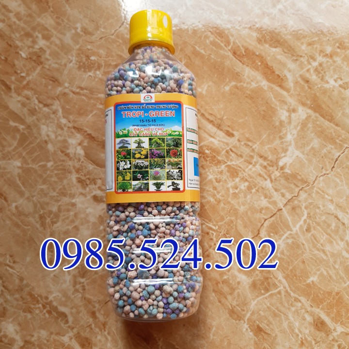 Phân bón NPK 15 + 15 + 15+TE (phân bón chuyên dùng cho hoa cây cảnh)