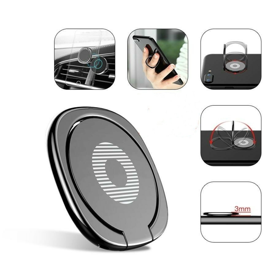 Giá đỡ điện thoại dạng nhẫn đeo tay 360 độ cho Samsung