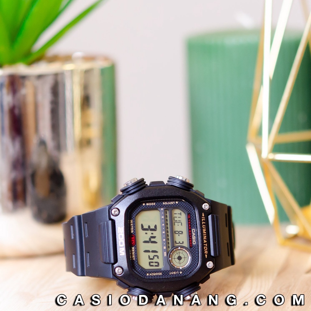 Đồng hồ nam dây nhựa Casio Standard chính hãng Anh Khuê DW-291H-9AVDF (50mm)