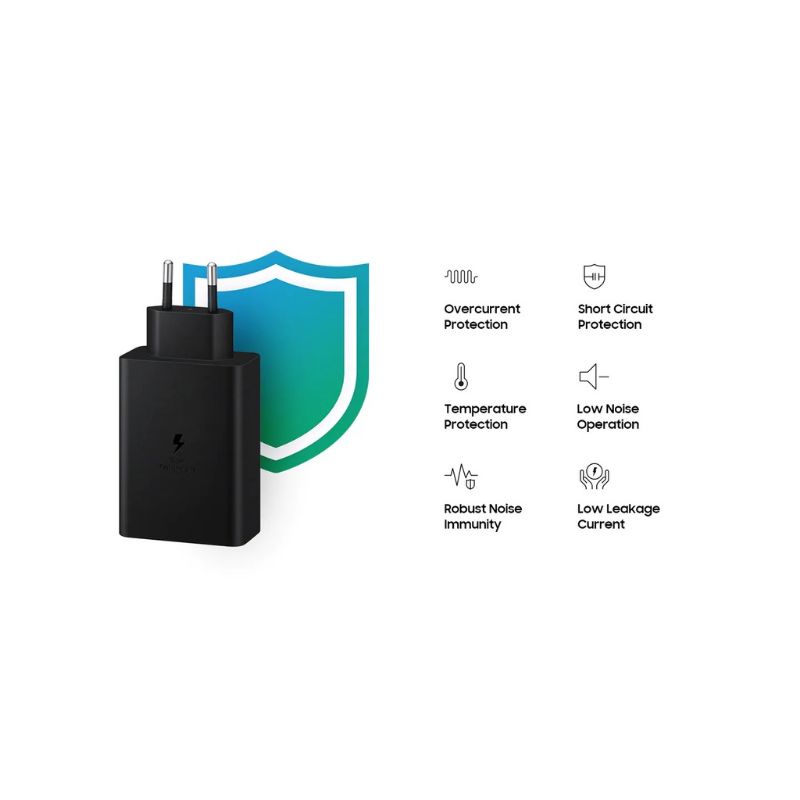 Củ sạc ba cổng T6530  EP-T6530N Sạc siêu nhanh - Hàng chính hãng