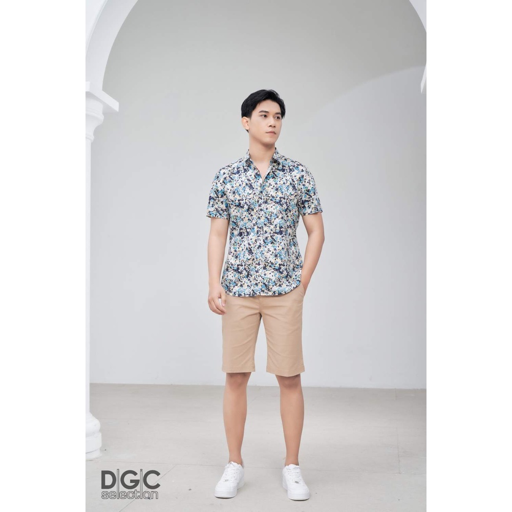 Áo sơ mi Nam ngắn tay Slim Fit DGCs - SASNCB21M-S