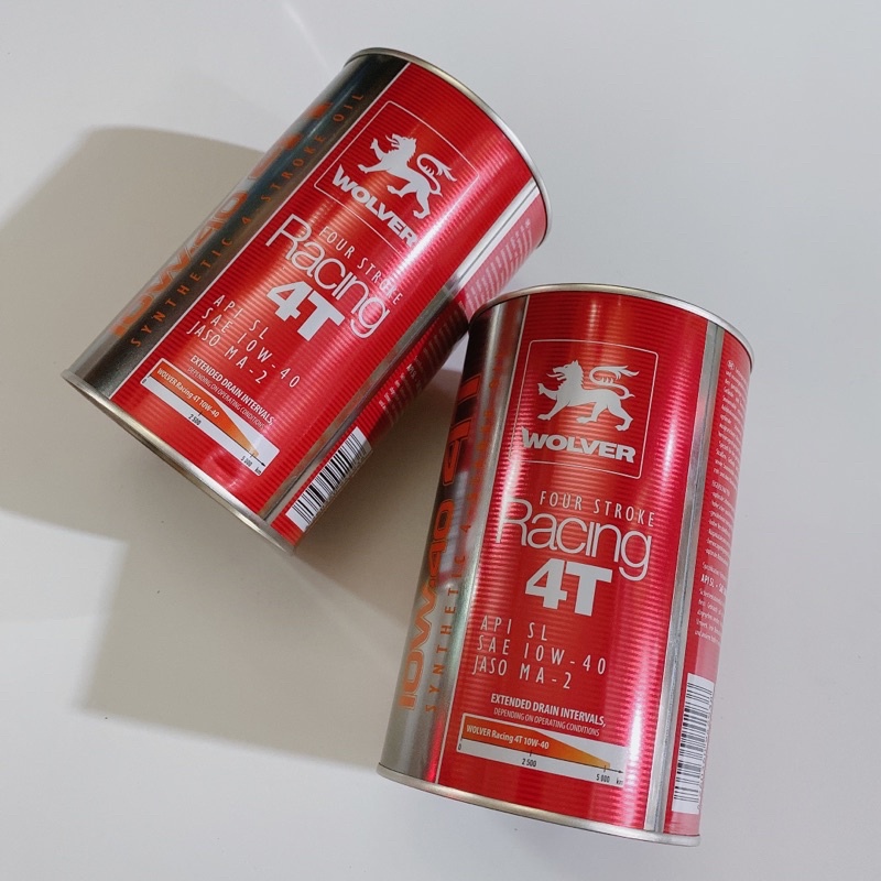 Nhớt Wolver Racing 4T tổng hợp 10W40