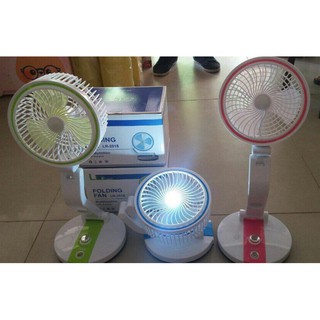 quạt tích điện gập gọn nhiều tư thế