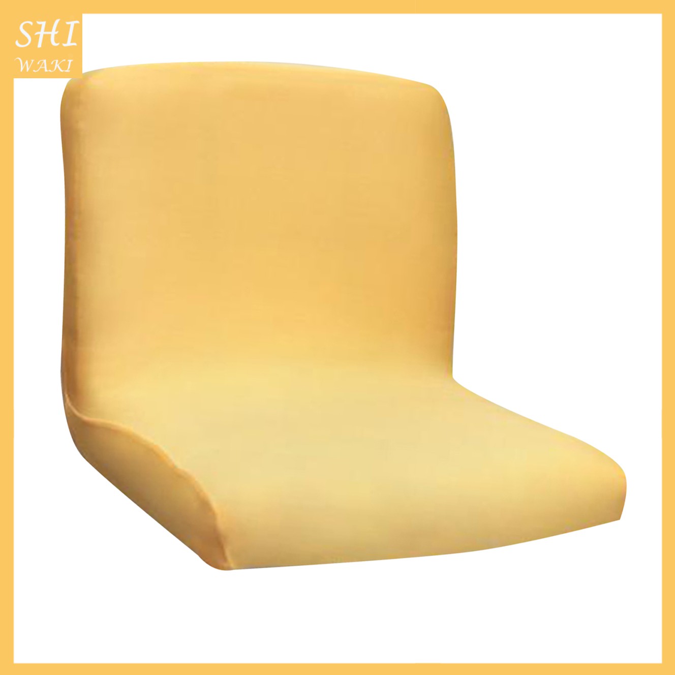 Vỏ bọc ghế mềm mại màu vàng thời trang