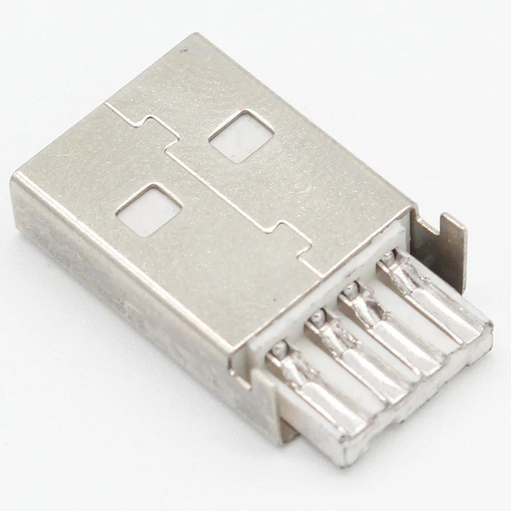 Ổ Cắm USB 2.0 4 Pin Vỏ Nhựa Màu Đen Chất Lượng Cao