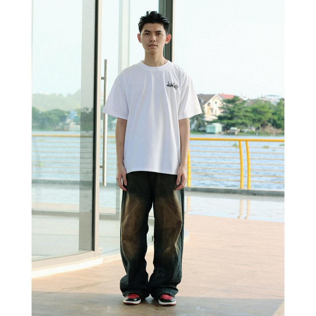 Áo Thun Graffiti Lowkey SS2- In Kéo Lụa -  - 3 Màu