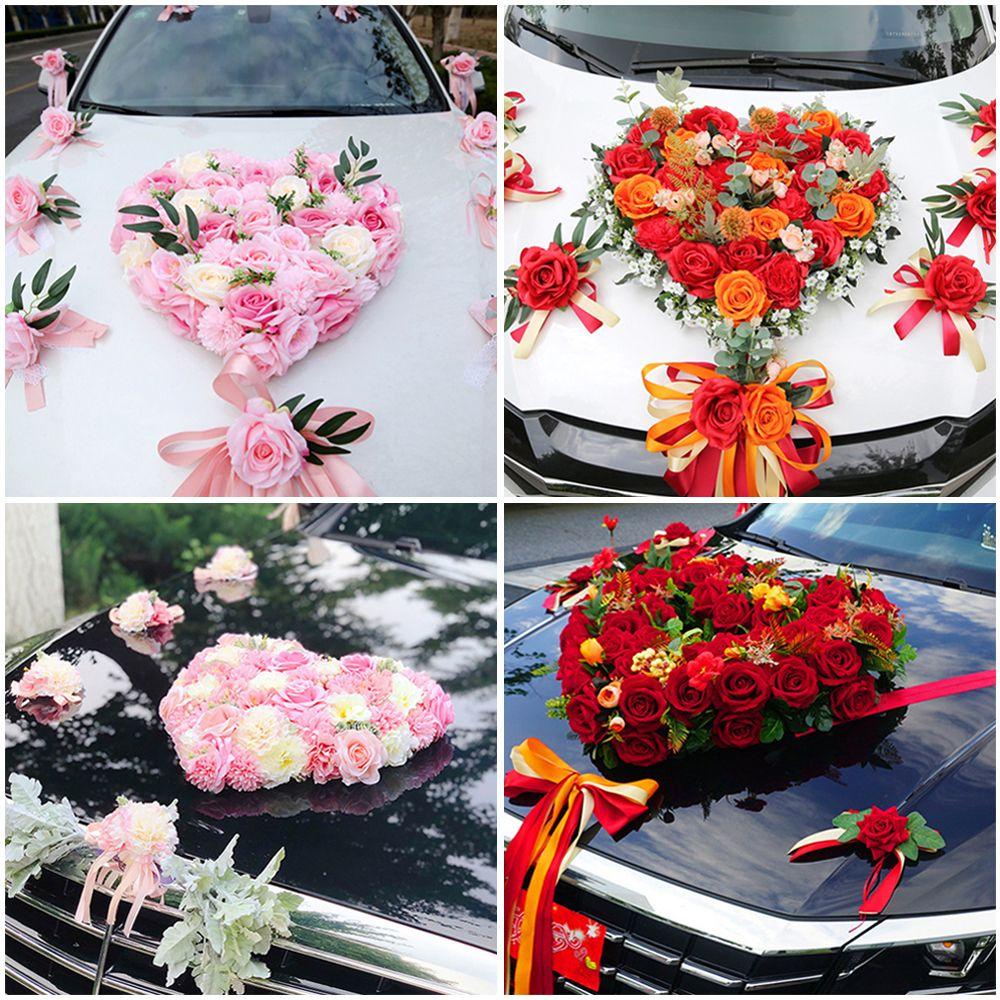 Giá Đỡ Mút Xốp Cắm Hoa Trang Trí Xe Hơi Đám Cưới