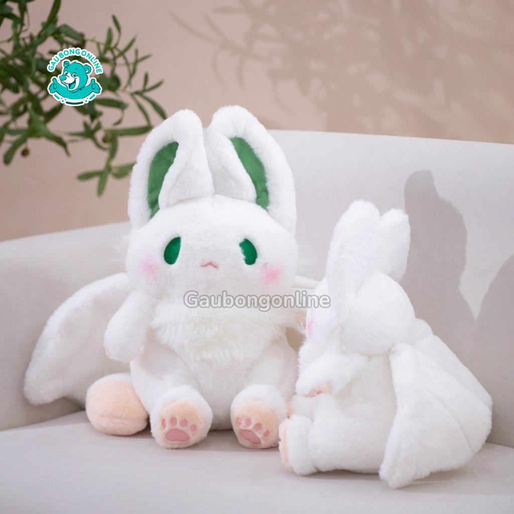 Gấu Bông Thỏ Dơi Trắng Dễ Thương, Thú Nhồi Bông Dơi Cánh Dài Dễ Thương Dành Cho Bé, Gấu Bông Online Cao Cấp