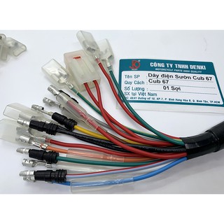 Dây điện Sườn Cub 67 - dùng vít lửa DENKI