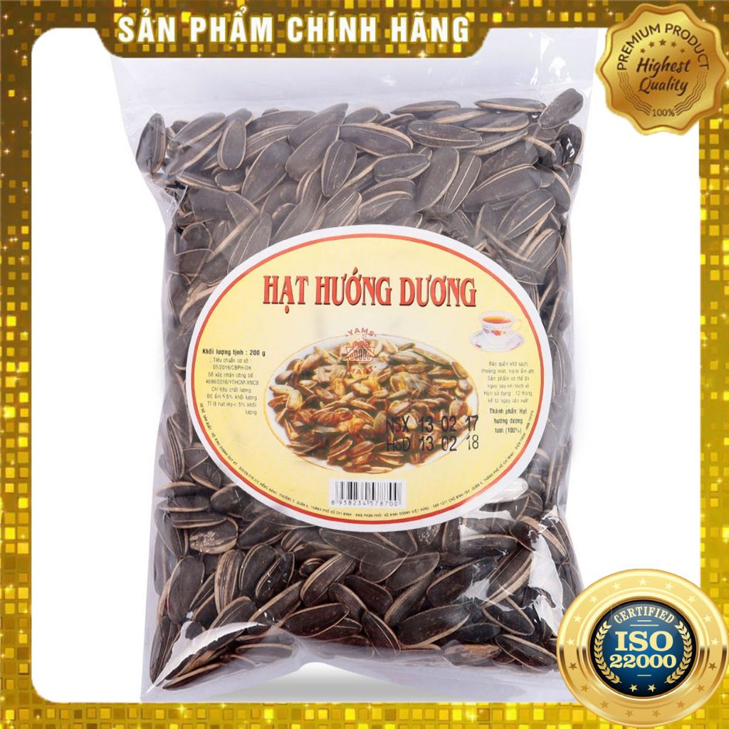 [ Yams Mart ] Hạt Hướng Dương Duy Ký Bịch 200G