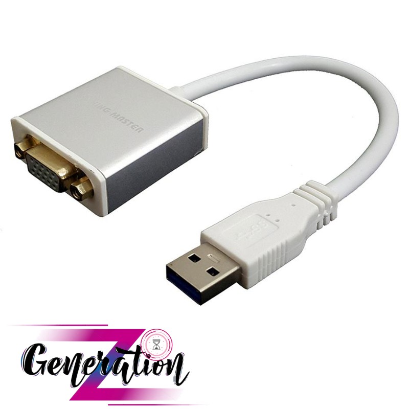 CÁP CHUYỂN USB 3.0 RA VGA KINGMASTER (KM010)